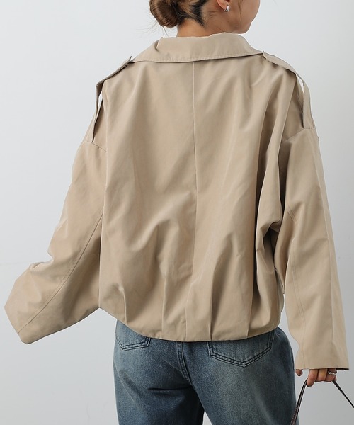 COLONY 2139（コロニートゥーワンスリーナイン）の「ピーチボンバージャケット（ブルゾン・レディース・ベージュ/アイボリー・FREE）」の18枚目の写真