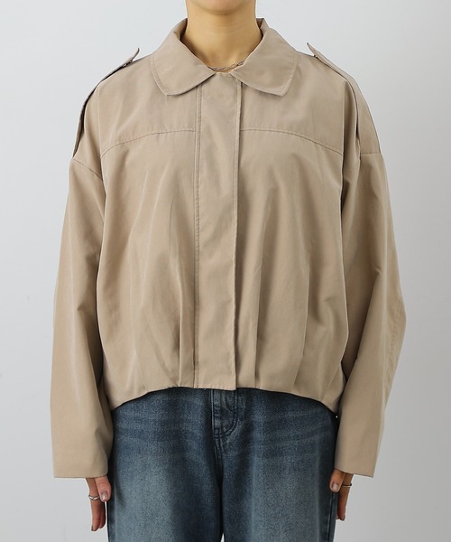 COLONY 2139（コロニートゥーワンスリーナイン）の「ピーチボンバージャケット（ブルゾン・レディース・ベージュ/アイボリー・FREE）」の12枚目の写真