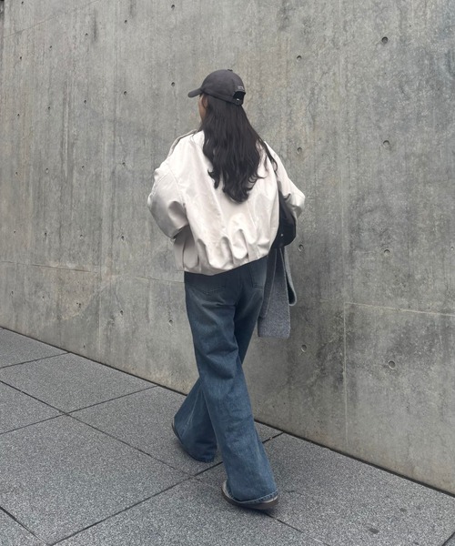 COLONY 2139（コロニートゥーワンスリーナイン）の「ピーチボンバージャケット（ブルゾン・レディース・ベージュ/アイボリー・FREE）」の7枚目の写真