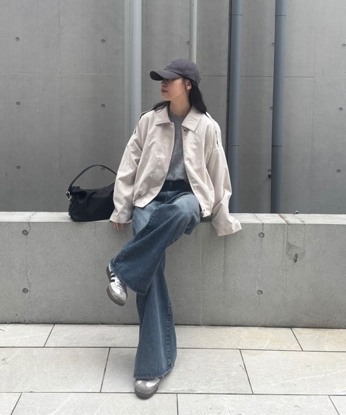 COLONY 2139（コロニートゥーワンスリーナイン）の「ピーチボンバージャケット（ブルゾン・レディース・ベージュ/アイボリー・FREE）」の6枚目の写真