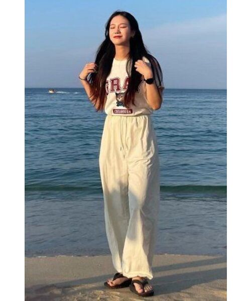 CREAM SODA LAB（クリームソーダラボ）の「グレー ロゴ 半袖Tシャツ アイボリーピンク（Tシャツ/カットソー・メンズ・その他・X-LARGE/XX-LARGE/LARGE/MEDIUM）」の12枚目の写真