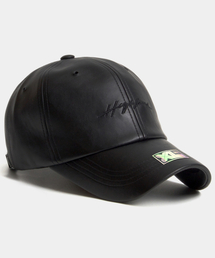 PLATEAU（プラトー）の「ビッグサイズ ボールキャップ XL レザー ハイランドキャップ ブラック（キャップ）」