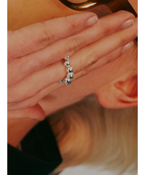 DENU(デヌ)の「Bubble ring(リング・レディース・シルバー・FREE)」の3枚目の写真