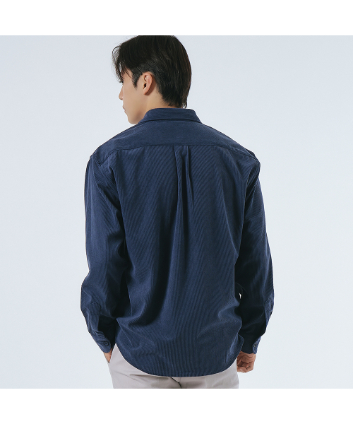 LXT（エルエックスティー）の「コーデュロイストレートシャツ[ネイビー]（シャツ/ブラウス・メンズ・その他・95/100/105/110/120/130）」の7枚目の写真