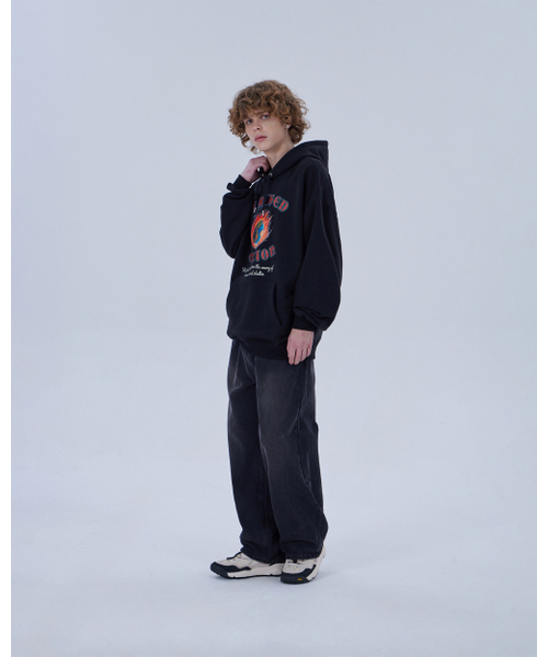 DYSFUNCT（ディスファンクト）の「BURNING EARTH HOODIE (BLACK)（パーカー・メンズ・その他・MEDIUM/LARGE）」の8枚目の写真