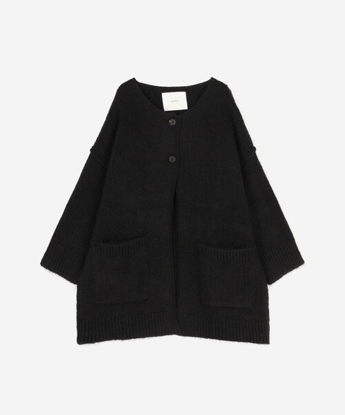 Bshop（ビショップ）の「eunoia | ロング ニットカーディガン WOMEN（カーディガン/ボレロ・レディース・ブラック・ONE）」の13枚目の写真