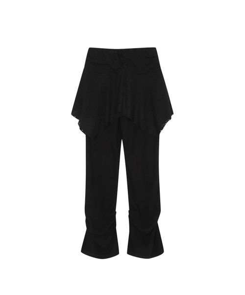THREE TO EIGHTY(スリートゥエイティー)の「PIN-TUCK BOOTCUT SKRIT PANTS BLACK(その他パンツ・レディース・その他・FREE)」の5枚目の写真