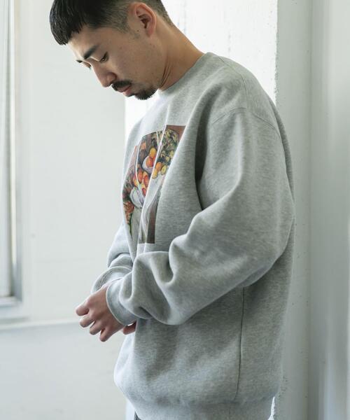 URBAN RESEARCH DOORS（アーバンリサーチドアーズ）の「セザンヌ アートプリント裏起毛スウェット（スウェット・メンズ・ブラック/グレー・LARGE/MEDIUM）」の6枚目の写真