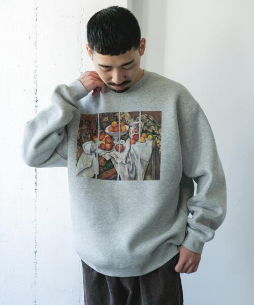 URBAN RESEARCH DOORS（アーバンリサーチドアーズ）の「セザンヌ アートプリント裏起毛スウェット（スウェット・メンズ・ブラック/グレー・LARGE/MEDIUM）」の7枚目の写真