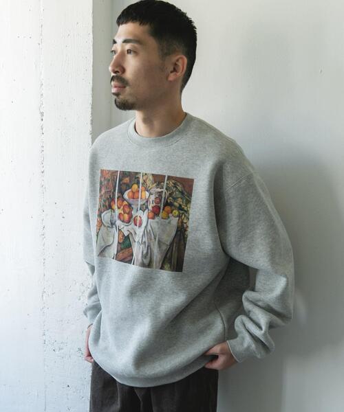 URBAN RESEARCH DOORS（アーバンリサーチドアーズ）の「セザンヌ アートプリント裏起毛スウェット（スウェット・メンズ・ブラック/グレー・LARGE/MEDIUM）」の8枚目の写真