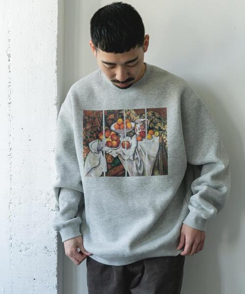 URBAN RESEARCH DOORS（アーバンリサーチドアーズ）の「セザンヌ アートプリント裏起毛スウェット（スウェット・メンズ・ブラック/グレー・LARGE/MEDIUM）」の9枚目の写真