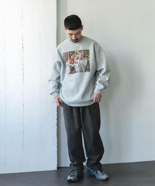 URBAN RESEARCH DOORS（アーバンリサーチドアーズ）の「セザンヌ アートプリント裏起毛スウェット（スウェット・メンズ・ブラック/グレー・LARGE/MEDIUM）」の10枚目の写真