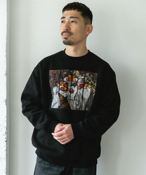 URBAN RESEARCH DOORS（アーバンリサーチドアーズ）の「セザンヌ アートプリント裏起毛スウェット（スウェット・メンズ・ブラック/グレー・LARGE/MEDIUM）」の12枚目の写真