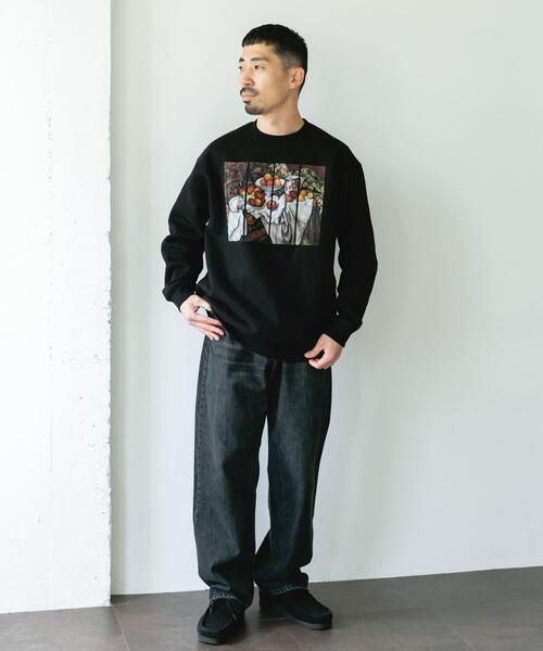 URBAN RESEARCH DOORS（アーバンリサーチドアーズ）の「セザンヌ アートプリント裏起毛スウェット（スウェット・メンズ・ブラック/グレー・LARGE/MEDIUM）」の8枚目の写真