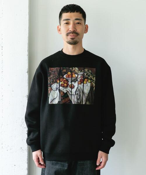 URBAN RESEARCH DOORS（アーバンリサーチドアーズ）の「セザンヌ アートプリント裏起毛スウェット（スウェット・メンズ・ブラック/グレー・LARGE/MEDIUM）」の7枚目の写真