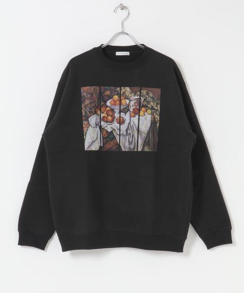 URBAN RESEARCH DOORS（アーバンリサーチドアーズ）の「セザンヌ アートプリント裏起毛スウェット（スウェット・メンズ・ブラック/グレー・LARGE/MEDIUM）」の4枚目の写真