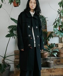 MALEN（マレン）の「ユニセックスカシミヤダッフルコートブラック（ダッフルコート）」