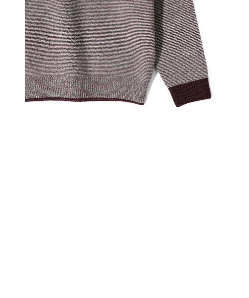 HORLISUN(ホーリーサン)の「Earnest Border Crewneck Knit Burgundy(ニット/セーター・メンズ・その他・MEDIUM/LARGE)」の5枚目の写真