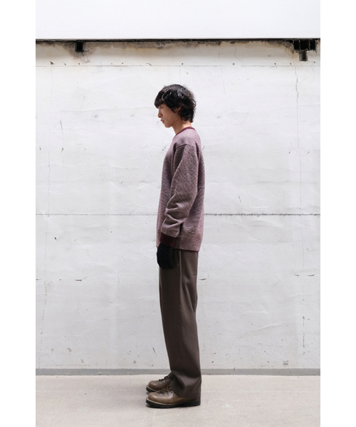 HORLISUN(ホーリーサン)の「Earnest Border Crewneck Knit Burgundy(ニット/セーター・メンズ・その他・MEDIUM/LARGE)」の9枚目の写真