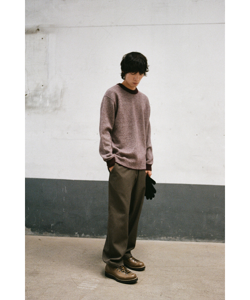 HORLISUN(ホーリーサン)の「Earnest Border Crewneck Knit Burgundy(ニット/セーター・メンズ・その他・MEDIUM/LARGE)」の11枚目の写真