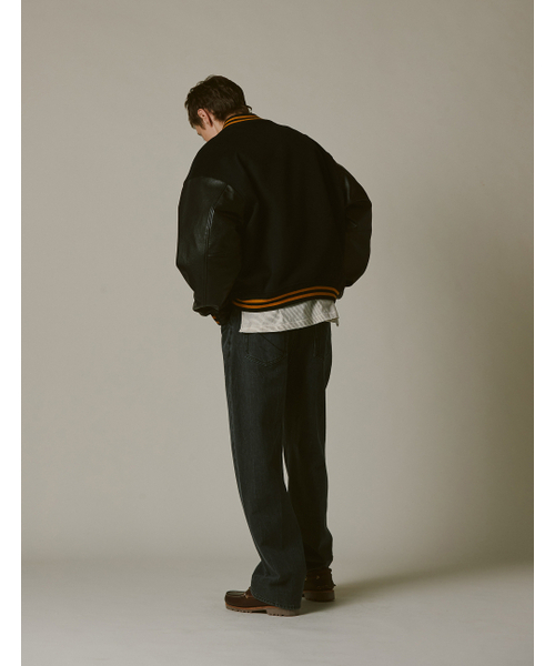 NAMERCLOTHING(ネイマークローディング)の「N BOUCLE VARSITY JACKET NAVY(スタジャン・レディース・その他・MEDIUM/LARGE/X-LARGE)」の3枚目の写真