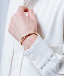 NULL（ヌル）の「【nl】ゴールド ハーフ バングル ブレスレット（ブレスレット）」