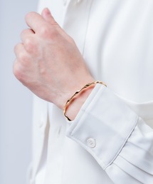 NULL（ヌル）の「【nl】ゴールド ハーフ バングル ブレスレット（ブレスレット）」