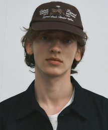 WEDNESDAY OASIS（ウェンズデーオアシス）の「レイヤードウィズレオパードボールキャップ_BROWN(W25-ACC06)（キャップ）」