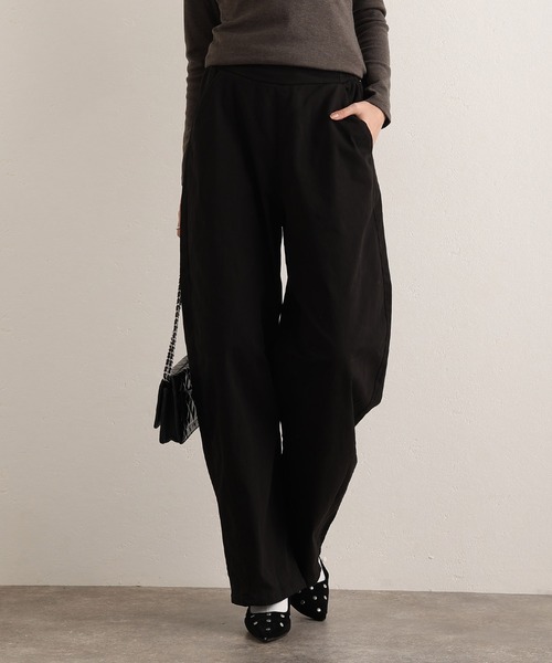 ElegChic(エレグシック)の「ストレッチツイルカーブパンツ(その他パンツ・レディース・ブラック/カーキ/ベージュ・M/L/XL/XXL/4L)」の4枚目の写真