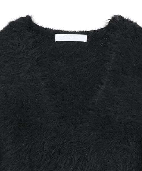 Green Parks(グリーンパークス)の「・Petit Fleur シャギーニットベスト(ベスト・レディース・チャコールグレー/ブラック/アイボリー・FREE)」の19枚目の写真