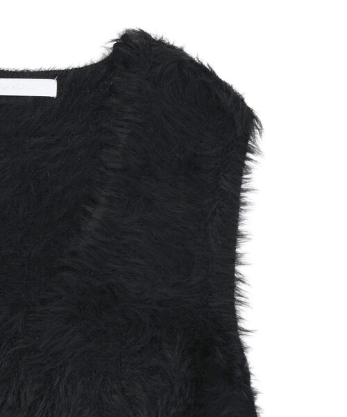 Green Parks(グリーンパークス)の「・Petit Fleur シャギーニットベスト(ベスト・レディース・チャコールグレー/ブラック/アイボリー・FREE)」の20枚目の写真