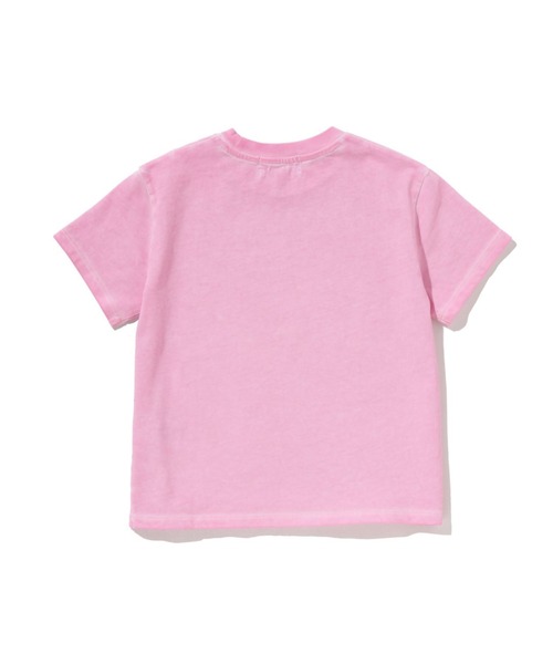 A BATHING APE(アベイシングエイプ)の「BABY MILO BLEACH DYE MINI TEE(Tシャツ/カットソー・レディース・イエロー/チャコール/ピンク・SMALL/MEDIUM/X-SMALL)」の6枚目の写真