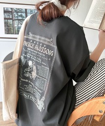 Java（ジャバ）の「《JaVaジャバコラボ》着るだけで主役級。前後2way刺繍グラフィックオーバーサイズTシャツ（Tシャツ/カットソー）」