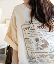 Java（ジャバ）の「《JaVaジャバコラボ》着るだけで主役級。前後2way刺繍グラフィックオーバーサイズTシャツ（Tシャツ/カットソー）」