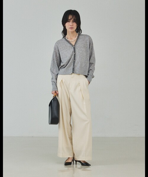 qualite(カリテ)の「【セットアップ対応】テンセルハイツイストワイドパンツ/デニム風/春服/春カラー(その他パンツ・レディース・アイボリー/セージグリーン/ブルー・34/36/38)」の22枚目の写真