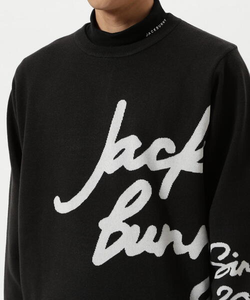 Jack Bunny!!(ジャックバニー)の「【Jack Bunny!!】防風裏地付きクルーネックニットプルオーバー(ニット/セーター・メンズ・ホワイト/ベージュ/ブラック・MEDIUM/LARGE/X-LARGE)」の13枚目の写真
