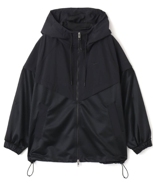 NIKE（ナイキ）の「NIKE AS W NSW OS HOODED WR JKT MOD / ナイキ ウィメンズ NSW OS WR フーディ ジャケット MOD 【SP】（その他アウター・レディース・ブラック/グリーン・S/M/L）」の6枚目の写真