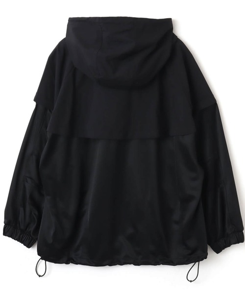 NIKE（ナイキ）の「NIKE AS W NSW OS HOODED WR JKT MOD / ナイキ ウィメンズ NSW OS WR フーディ ジャケット MOD 【SP】（その他アウター・レディース・ブラック/グリーン・S/M/L）」の9枚目の写真