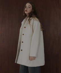 Mili affinity（ミリアフィニティー）の「プードルボアミドルコート（ピーコート）」