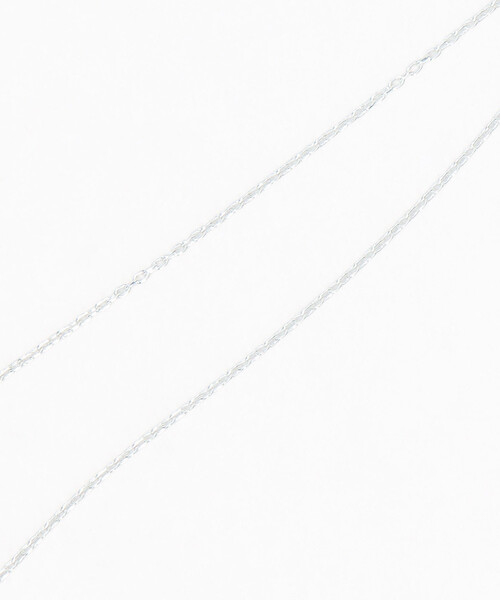 FREAK'S STORE（フリークスストア）の「MALUS/マリュス Diamond line necklace / ダイヤモンド ライン ネックレス / MSJ-025（ネックレス・レディース・シルバー・ONE SIZE）」の4枚目の写真