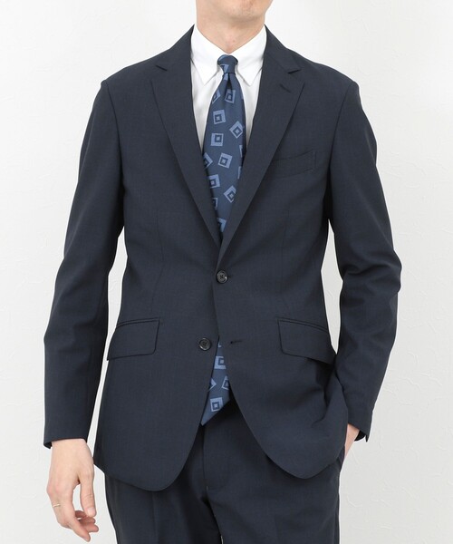 NOLLEY’S(ノーリーズ)の「《ビジカジ/セットアップ対応》TRABEST JK トラベスト テーラードジャケット 26SS(テーラードジャケット・メンズ・ブルー系その他/ネイビー・XL/L/M/S)」の2枚目の写真