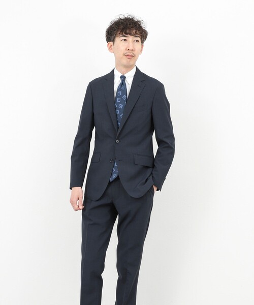 NOLLEY’S(ノーリーズ)の「《ビジカジ/セットアップ対応》TRABEST JK トラベスト テーラードジャケット 26SS(テーラードジャケット・メンズ・ブルー系その他/ネイビー・XL/L/M/S)」の10枚目の写真