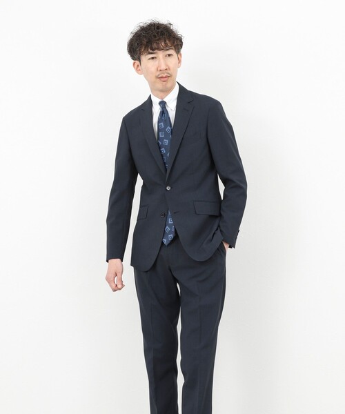 NOLLEY’S(ノーリーズ)の「《ビジカジ/セットアップ対応》TRABEST JK トラベスト テーラードジャケット 26SS(テーラードジャケット・メンズ・ブルー系その他/ネイビー・XL/L/M/S)」の11枚目の写真