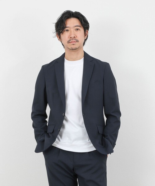 NOLLEY’S(ノーリーズ)の「《ビジカジ/セットアップ対応》TRABEST JK トラベスト テーラードジャケット 26SS(テーラードジャケット・メンズ・ブルー系その他/ネイビー・XL/L/M/S)」の14枚目の写真