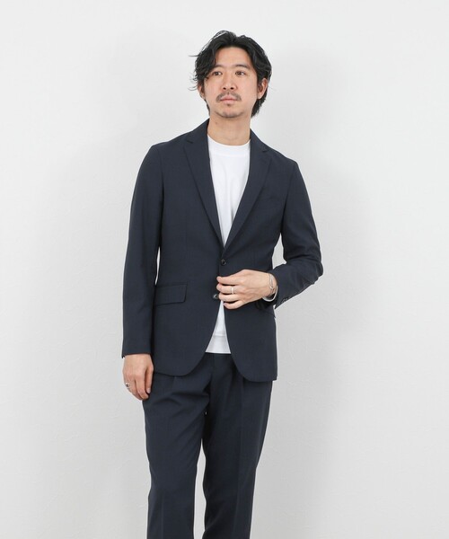 NOLLEY’S(ノーリーズ)の「《ビジカジ/セットアップ対応》TRABEST JK トラベスト テーラードジャケット 26SS(テーラードジャケット・メンズ・ブルー系その他/ネイビー・XL/L/M/S)」の12枚目の写真