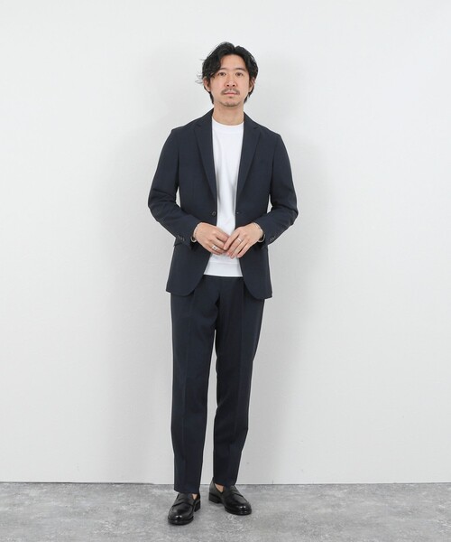 NOLLEY’S(ノーリーズ)の「《ビジカジ/セットアップ対応》TRABEST JK トラベスト テーラードジャケット 26SS(テーラードジャケット・メンズ・ブルー系その他/ネイビー・XL/L/M/S)」の8枚目の写真