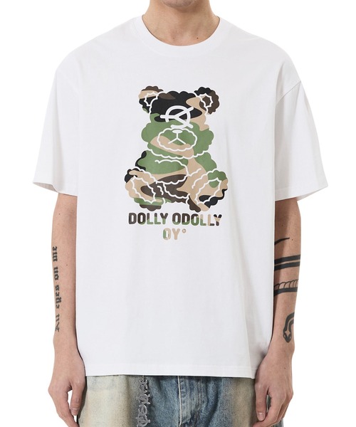 OY（オーワイ）の「『OY/オーワイ』CAMO DOLLY TEE /カモドリーTシャツ（Tシャツ/カットソー・レディース・ホワイト/ブラック・L/M）」の8枚目の写真
