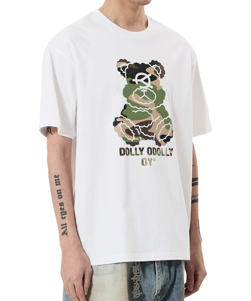 OY（オーワイ）の「『OY/オーワイ』CAMO DOLLY TEE /カモドリーTシャツ（Tシャツ/カットソー・レディース・ホワイト/ブラック・L/M）」の9枚目の写真