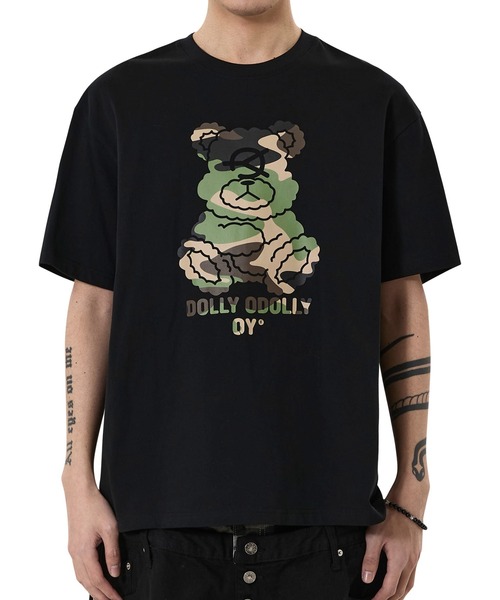 OY（オーワイ）の「『OY/オーワイ』CAMO DOLLY TEE /カモドリーTシャツ（Tシャツ/カットソー・レディース・ホワイト/ブラック・L/M）」の3枚目の写真
