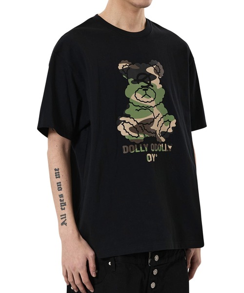 OY（オーワイ）の「『OY/オーワイ』CAMO DOLLY TEE /カモドリーTシャツ（Tシャツ/カットソー・レディース・ホワイト/ブラック・L/M）」の4枚目の写真